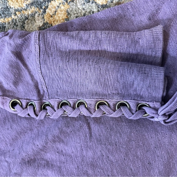 Free People lace up cuff top - Picture 3 of 7